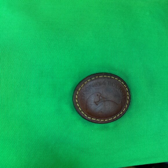 Dooney & Bourke Bright Green Nylon Hobo Shoulder Bag, Preowned - Picture 7 of 17